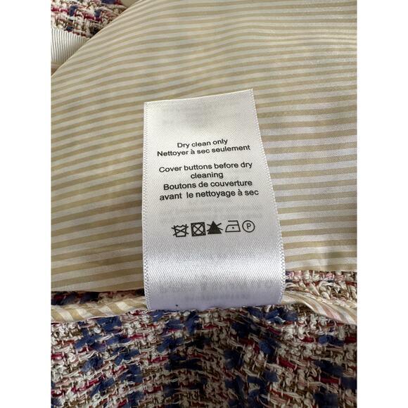 $798 Veronica Beard Taja Dickey Jacket cotton-blend tweed blazer Size 10 NEW - Picture 10 of 12